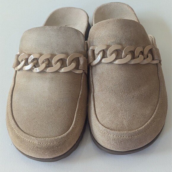 Vionic Shoes - Vionic Georgie Women's Size 7 Slip On Shoes Tan Suede Mules Sandals